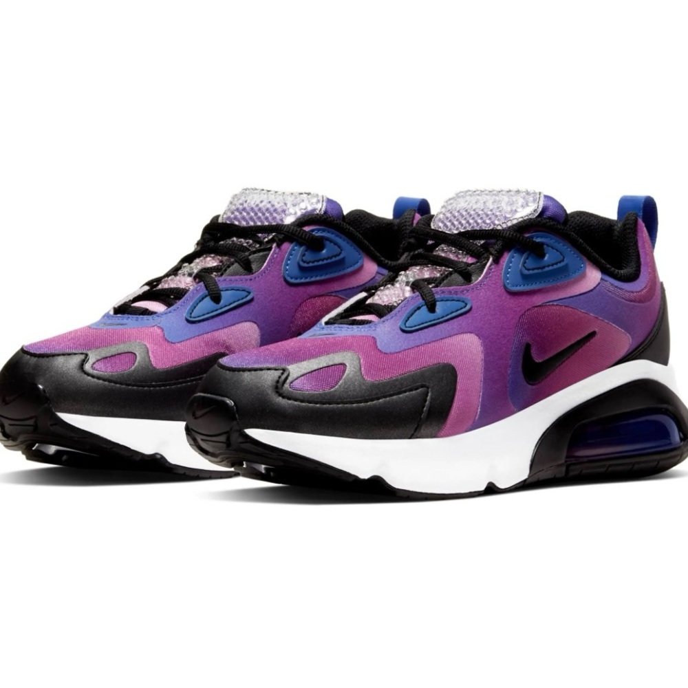 Nike Air Max 270 React in Purple and Black bubble pack size 9